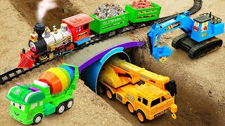 Mini tractor transporting | Radha Krishna Trolly | Rebuild The Bridge For Safe Traffic