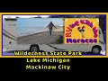 Wilderness State Park at the top of lower Michigan - swimming in Lake Michigan