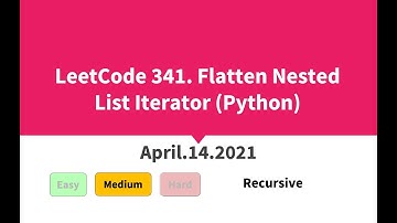 LeetCode 341. Flatten Nested List Iterator (Python)