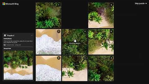 AI Solves Microsoft Bing Slide Puzzle  (ASMR)