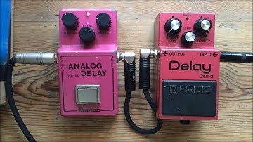 Ibanez AD-80 vs Boss dm-2