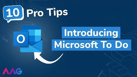 A Task List and To Do List within Microsoft Outlook