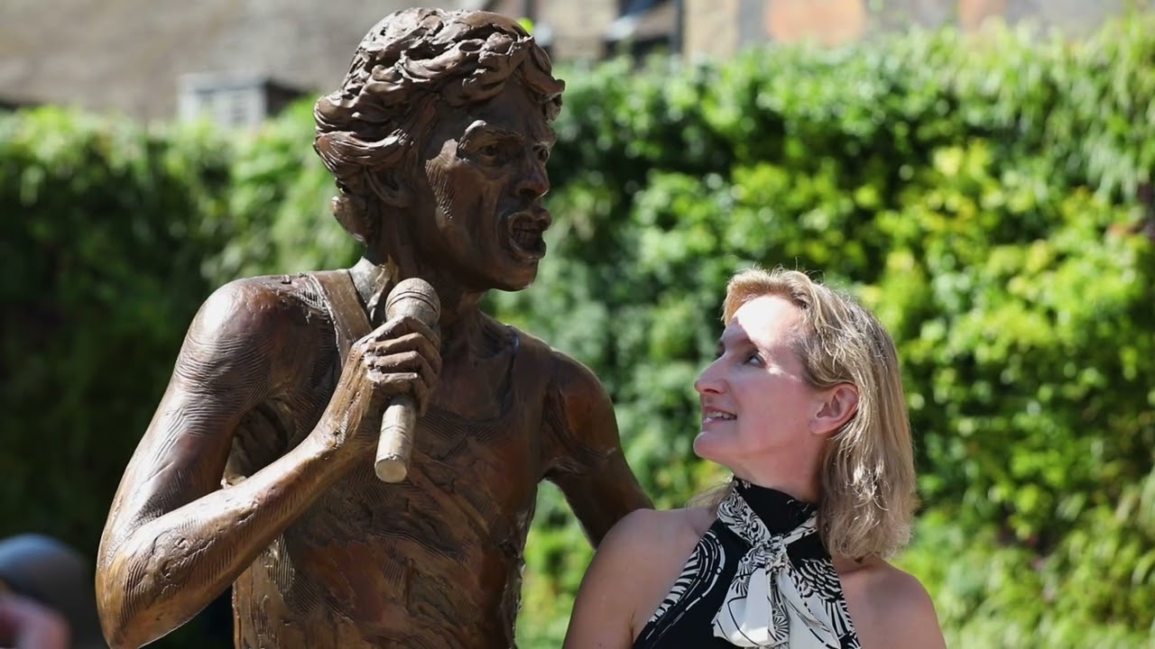 The Rolling Stones' Sir Mick Jagger and Keith Richards statue unveiled