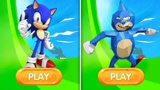Sonic Dash Vs Go Sonic Goo - Gameplay Speed Battle New Character Unlocked | Epic Run 🔥🤯