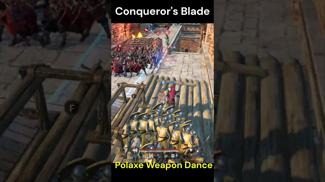 Polaxe Weapon Dance Skill 도끼 압도 스킬(Conqueror's Blade)