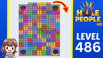 Hole People Level 486 Solution Walkthrough