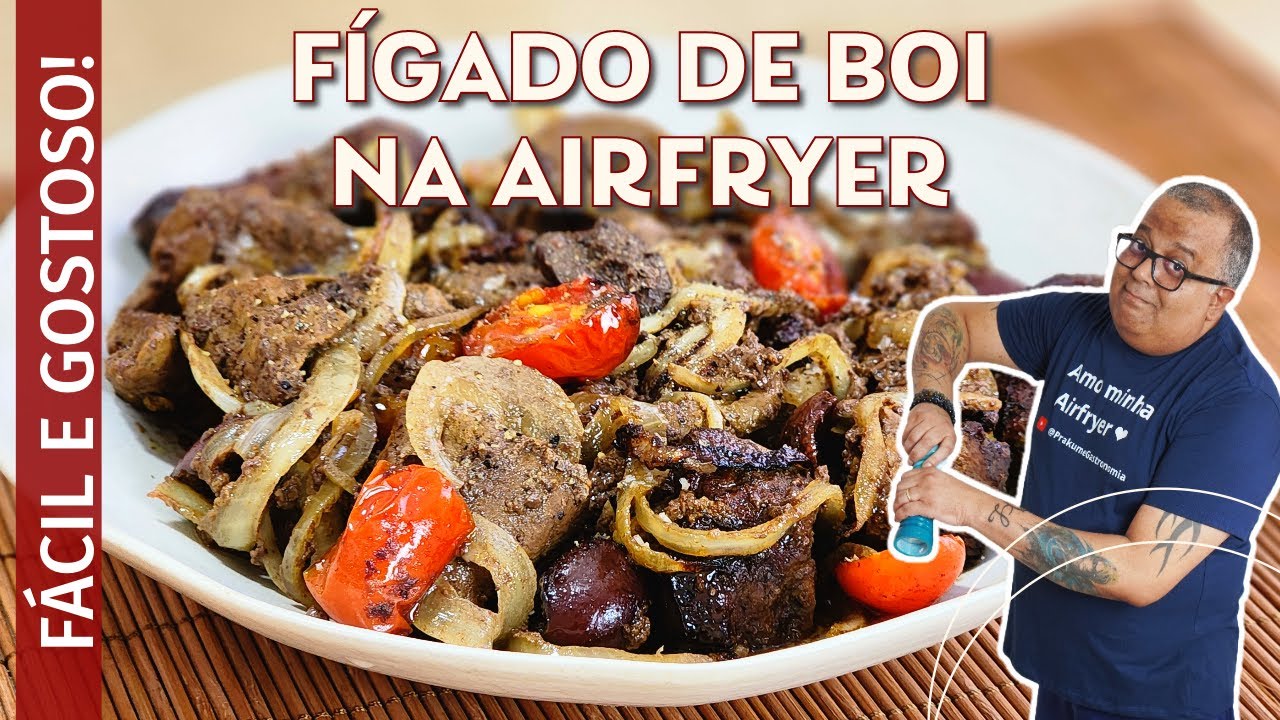 Fígado com cebola - Receitas na Airfryer Philips Walita