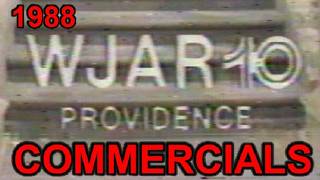 1988 - COMMERCIALS from NBC WJAR TV 10 (227, Golden Girls, Amen, Hunter) Providence, RI