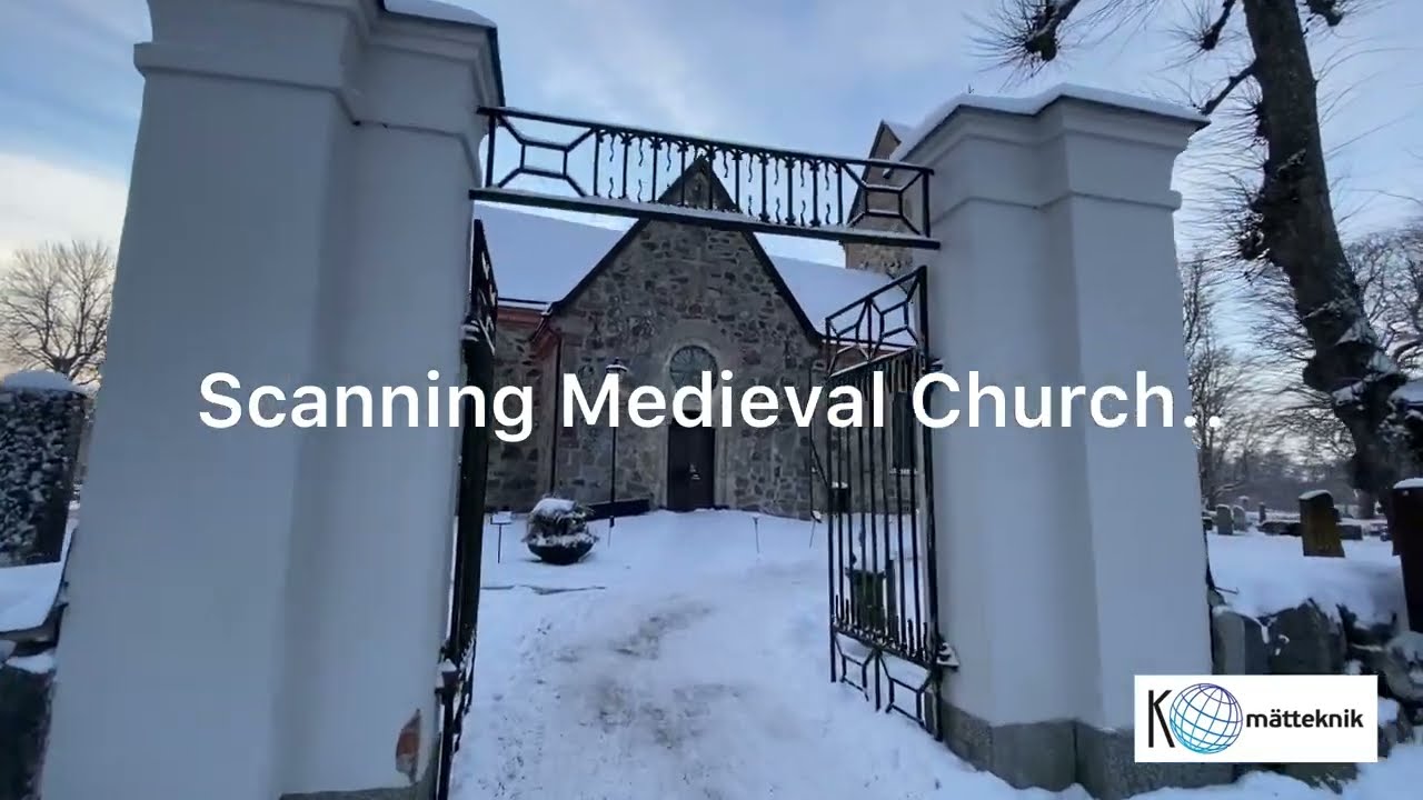 Vallentuna Kyrkas Hemligheter: 3D-Skanning Bevarar Medeltida Arkitektur