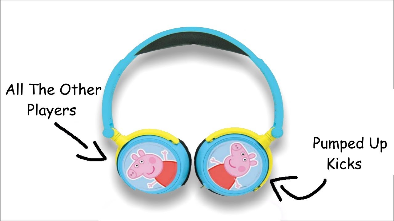 ALL THE OTHER PLAYERS and Pumped Up Kicks but one played on one side (USE HEADPHONES)