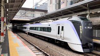 西国分寺駅にて、JR東日本E353系S116編成特急かいじ 通過シーン