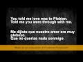 Michael Buble- Cry me a river Spanish Subs. Subtitulos