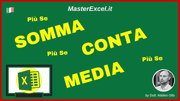 MasterExcel.it - Tutorial Funzioni Excel: Conta Più Se Somma Più Se Media Più Se