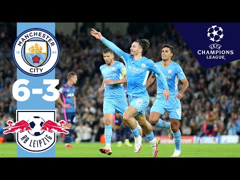 Manchester City RB Leipzig Goals And Highlights