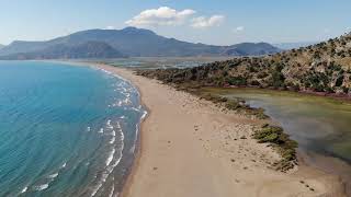 Iztuzu Beach. İztuzu Plajı. Пляж Истузу