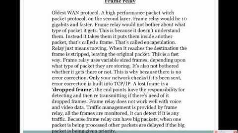 Explaining frame relay, ATM and MPLS