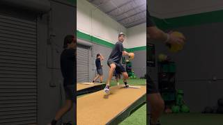MED BALL MOUND WORK #shorts #velocity