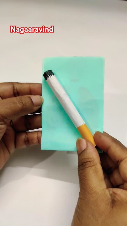 DIY Cute Origami Mini Paper Cigarette 🚬😲🚬😲🚬 - YouTube