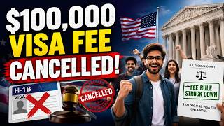 $100,000 H-1B Visa Fee Cancelled! | Big Relief for Indians Dreaming of the US