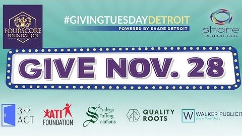 Fourscore Foundation "Giving Tuesday" Campaign Video