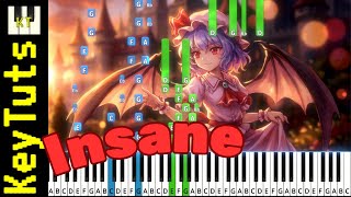 Septette for a Dead Princess [Touhou] - Insane Mode [Piano Tutorial] (Synthesia)