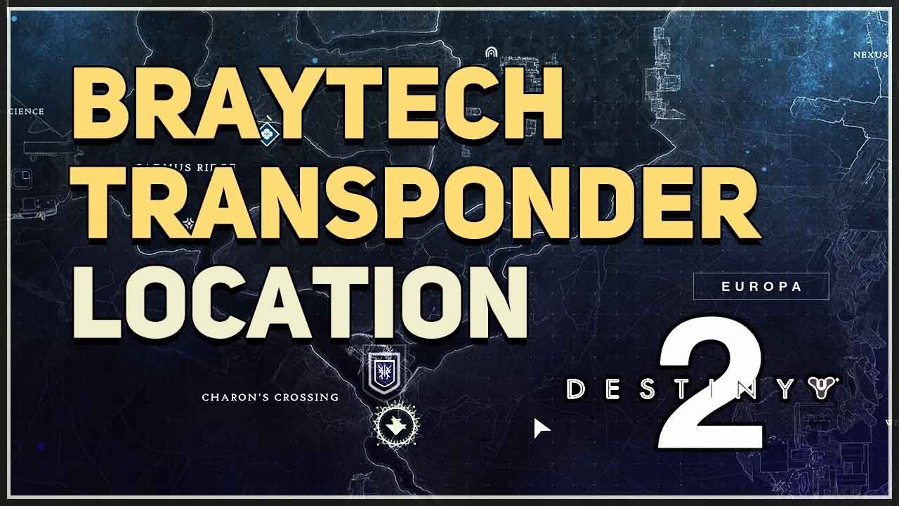 BrayTech Transponder Location Destiny 2 - YouTube