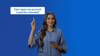 Open your bank account in a few minutes