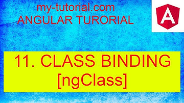 Class binding in angular | ngClass | Part 11