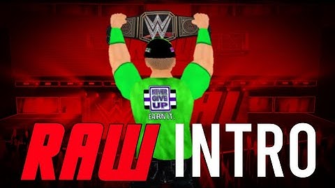 #Wr3d #Raw intro - #Wr3d Universe Mod