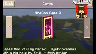 CAPAS MOD para minecraft pe 0.11.x