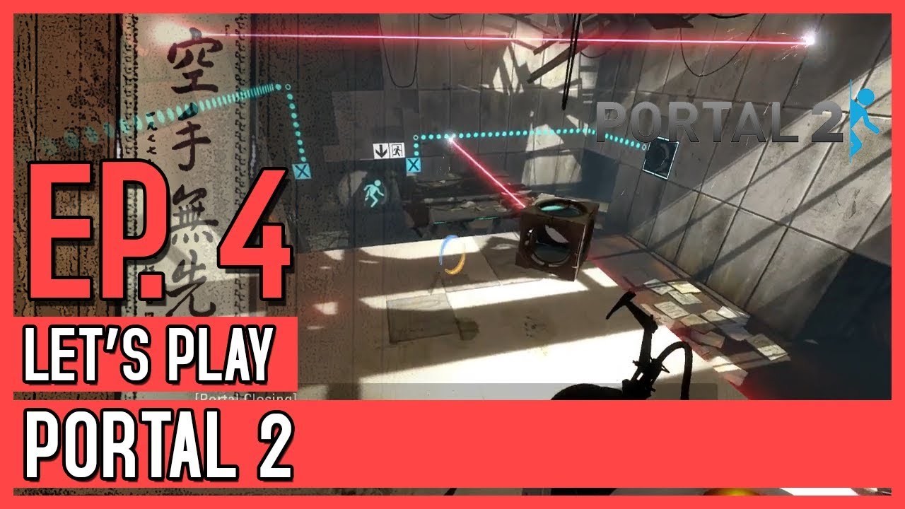 Let's Play Portal 2 (Blind) - Episode 4 // Lasers - YouTube