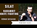 Karambit knife fighting demo silat martial art