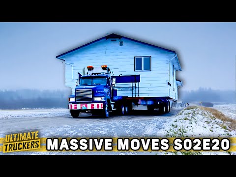 Superhome Haul Risks an oncoming Snowstorm and Risky Ice Roads! | Massive Moves S2E20 | Full Episode