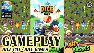 Dice Cat - Idle Games Gameplay - لعبة جوال (أندرويد) screenshot 2