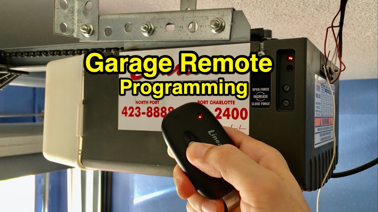 How to program garage door opener remote - DIY - YouTube