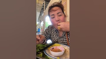 #shorts1 MukBang bánh xèo miền Tây nhân vịt xiêm @thithihuynh vlog cần