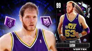 DARK MATTER MARK EATON IS A DOMINANT 7'4 BIG WHO IS A TOP 3 CENTER IN NBA 2K24 MyTEAM!!