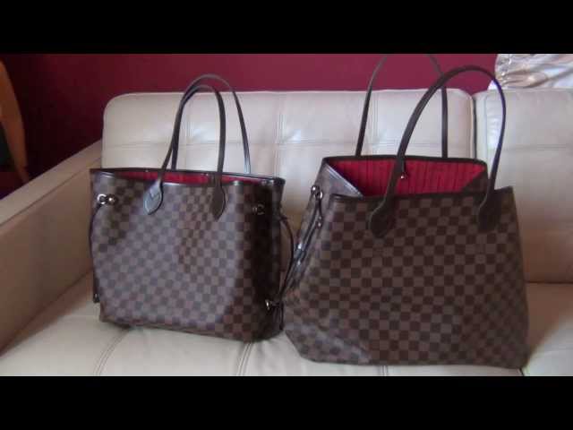 Butterflyz Haven — Louis Vuitton: Damier Ebene Neverfull MM vs. GM