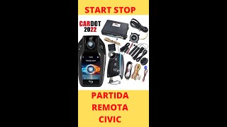 I Started My Civic Remotely! 😱 (Cardot Alarm) #startstop #cardot #caraccessories #hondacivic