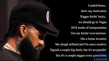 Nipsey Hussle - Loaded Bases (feat. CeeLo Green)