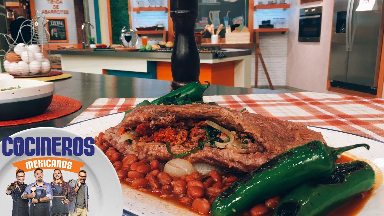 Receta: Vacío relleno | Cocineros Mexicanos - YouTube