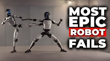 UNITREE and Tesla Optimus FAILS Hard! Funniest Robot Blunders Caught on Camera!