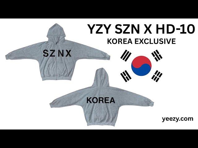 Kanye West Yeezy Season Korea Exclusive Season X HD-10 Hoodie