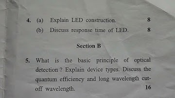 M.Sc. Physics 4th Sem final exam question paper ||OPTO - ELECTRONICS||  For HPU and SPU #physics