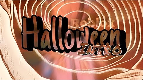 Roblox Halloween intro || Emmastarss Roblox