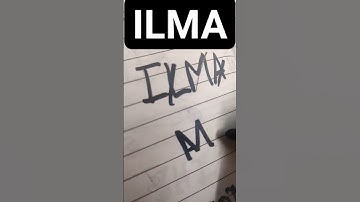 Logo Name ILMA💙 Comment Your Names #shorts #short #ilma #logodesign