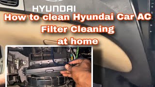 How to Clean Hyundai AC Filter cleaning at home | EON car #cars  #video #learning @DimpleMalhanVlogs
