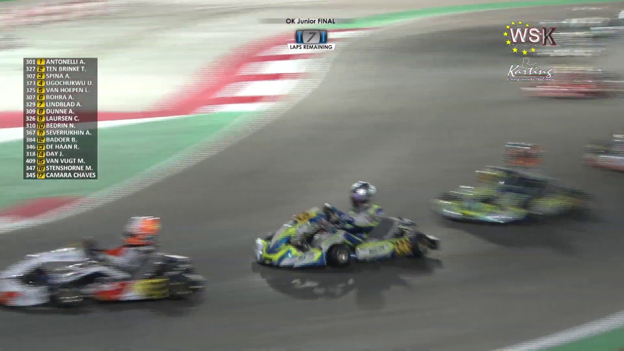 WSK EURO SERIES 2019 ROUND 4 OK JUNIOR FINAL