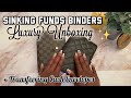 LUXURY SINKING FUNDS BINDERS UNBOXING| TRANSFERRING CASH ENVELOPES| ETSY PURCHASES| TAYLORBUDGETS