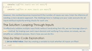 How to Validate Multiple Inputs with jQuery